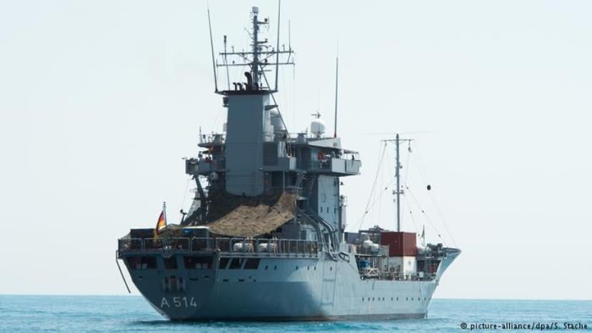 Немецкий военный корабль в феврале посетит два черноморских порта в Болгарии