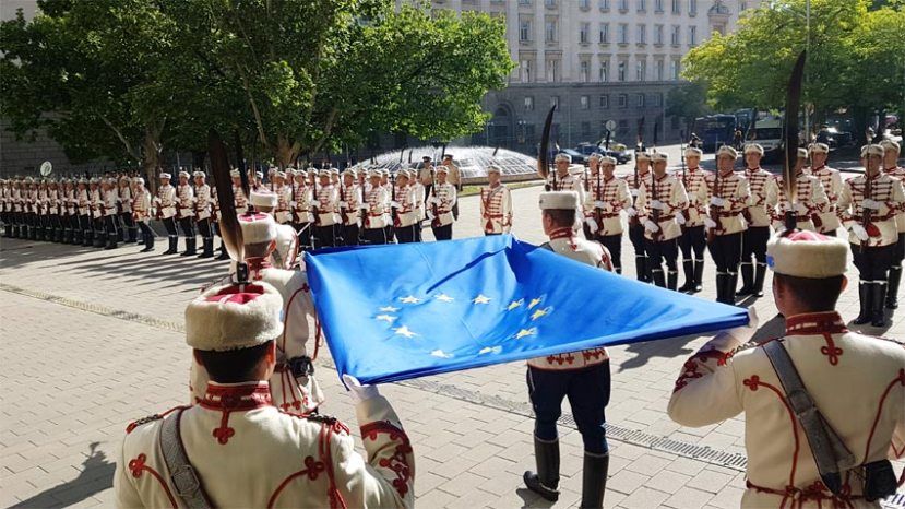 България отбелязва Деня на Европа с визуална феерия