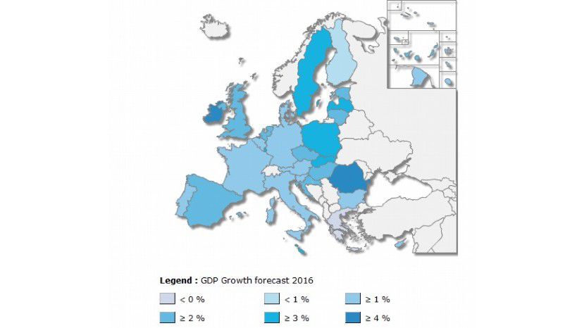 В ЕС прогнозируют замедление экономического роста в Болгарии