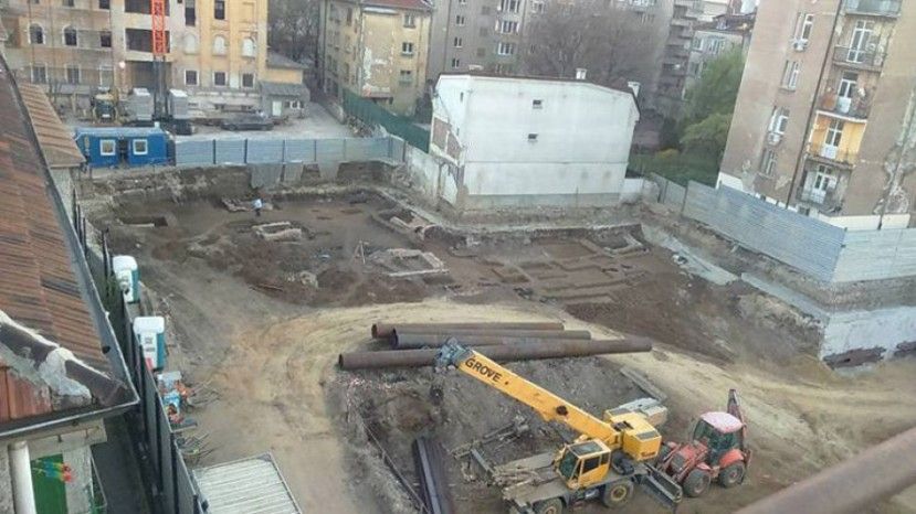 Най-големият некропол на антична Сердика е открит при строежа на 5-звезден хотел