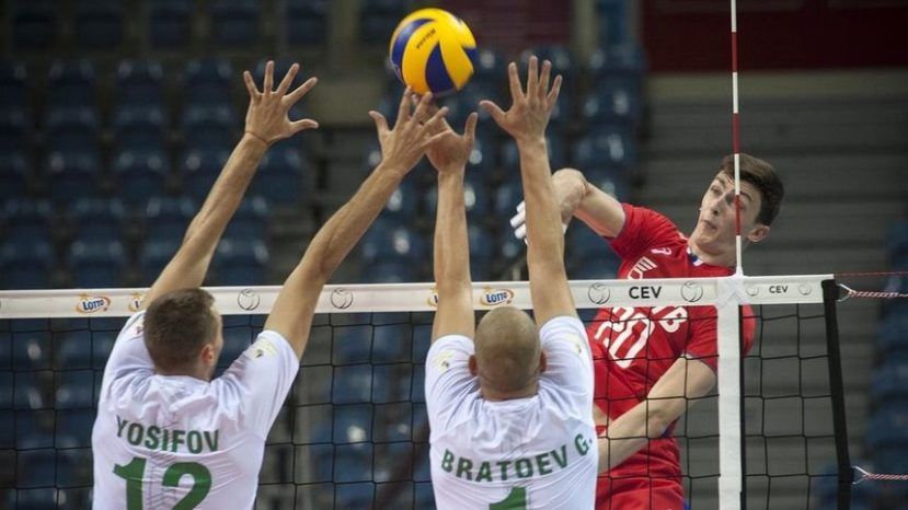 Болгарские волейболисты проиграли сборной России на старте чемпионата Европы