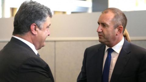 Петр Порошенко и Румен Радев