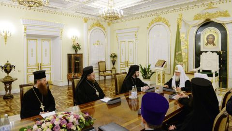 Патриарх Кирилл принял делегацию Болгарской Православной Церкви