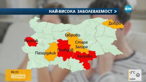 В 4 муниципалитетах Болгарии объявлена эпидемия гриппа
