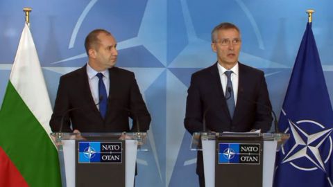Румен Радев и Йенс Столтенберг