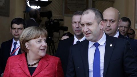Ангела Меркель и Румен Радев