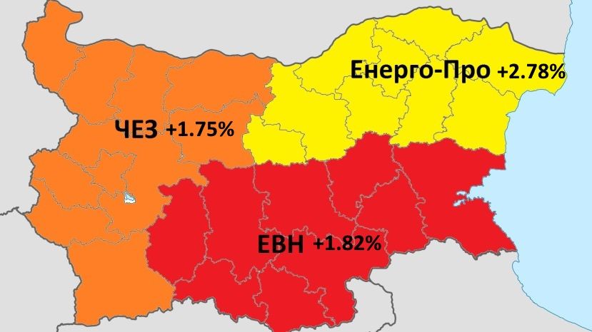 С 1 июля электричество в Болгарии подорожало на 2%