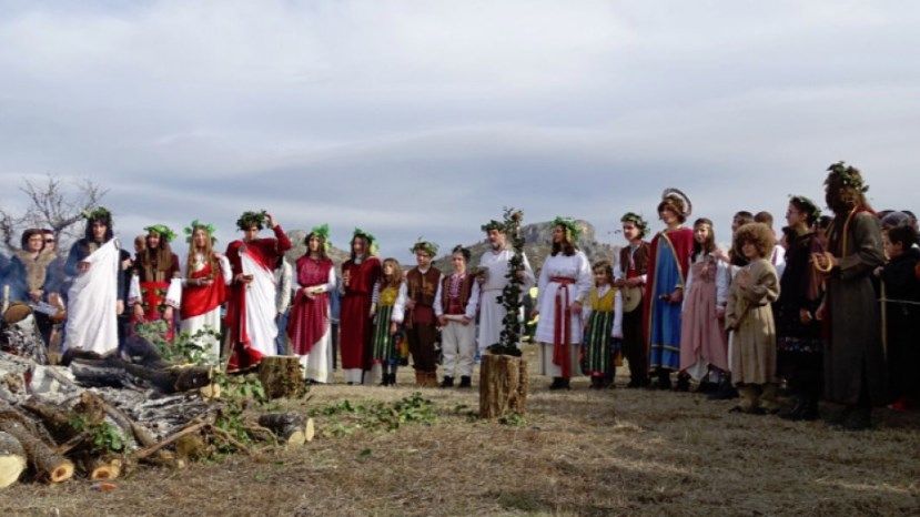 Праздник богов вина в селе Илинденци