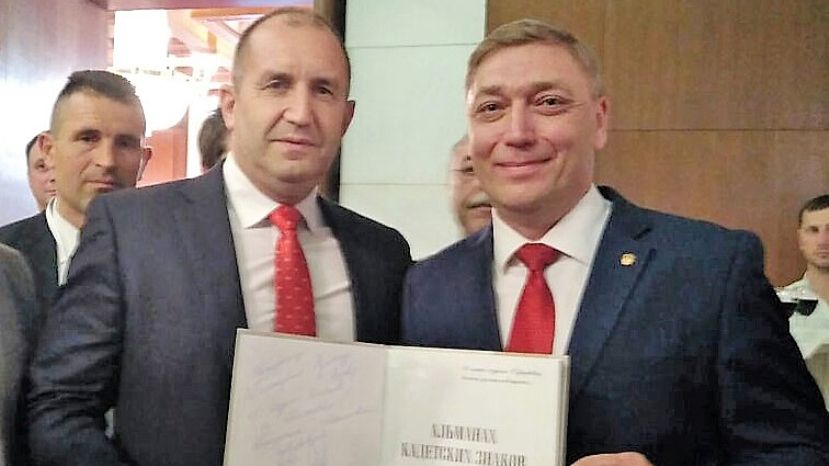Московские суворовцы встретились с президентом Болгарии Руменом Радевым