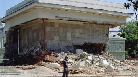 Исполнилось 20 лет разрушению мавзолея Георгия Димитрова