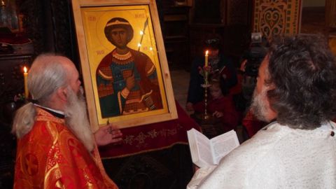 Осветиха икона на св. Георги за бесарабските българи