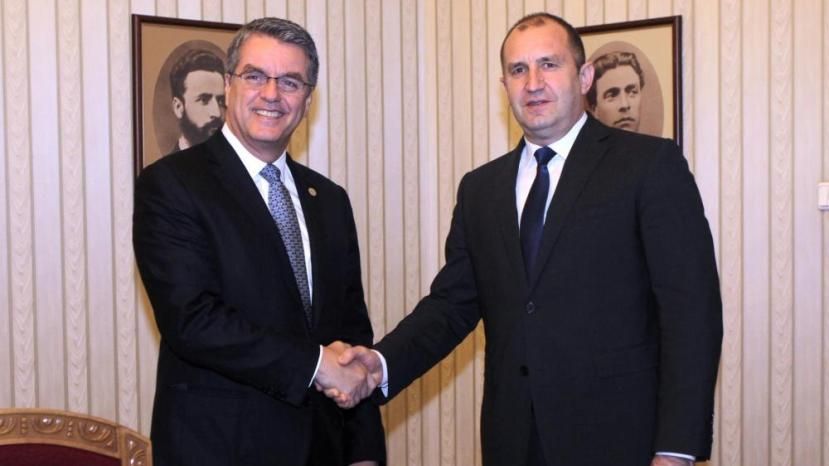 Президент Болгарии поблагодарил ВТО за поддержку