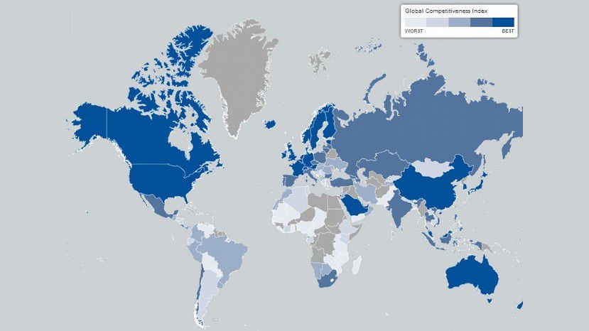 рейтинг глобальной конкурентоспособности стран