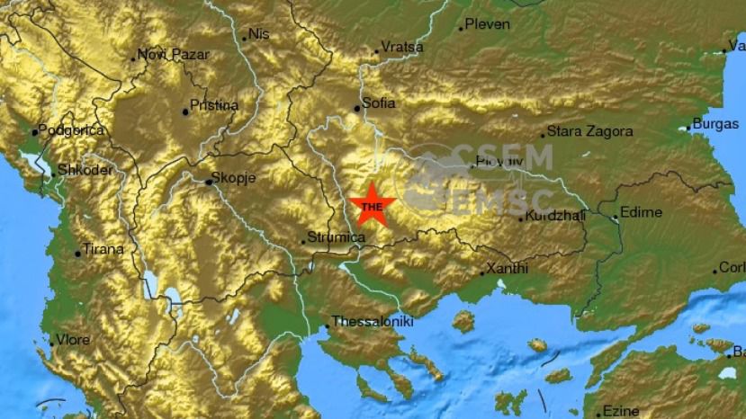В районе Банско зарегистрировано слабое землетрясение