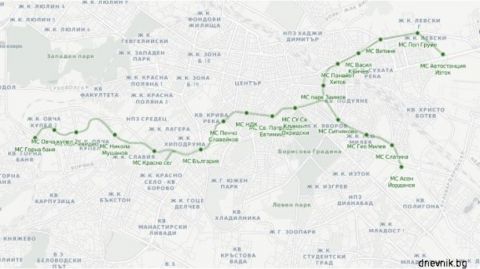 К 2019 году в Софии появится 12 новых метростанций