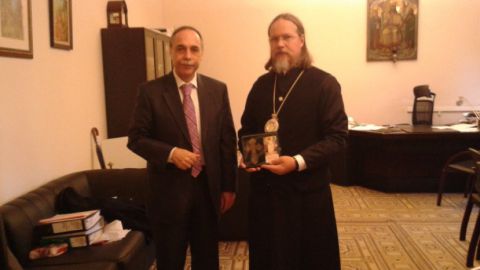 Посол Болгарии в Москве обсудил с архиепископом Марком возможность разработки совместной программы паломнической деятельности
