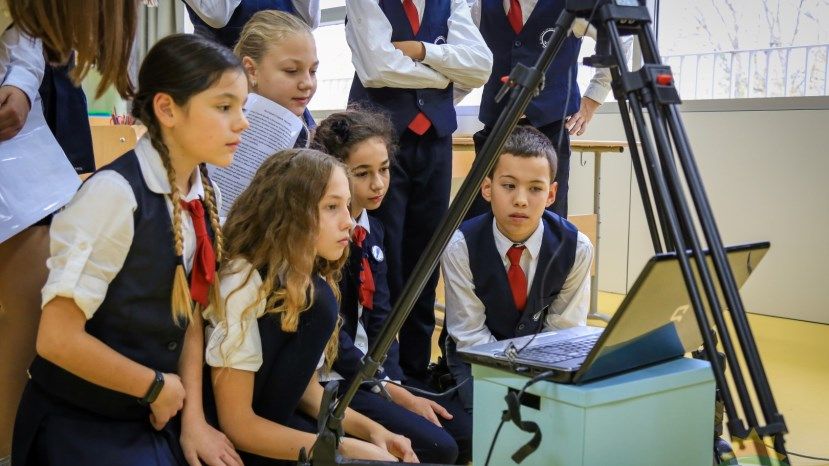 В «Камчии» прошла видеоконференция между школьниками Болгарии и России