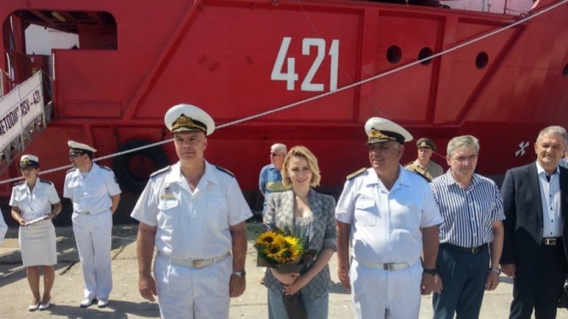 В Болгарии подняли флаг на новом научно-исследовательском корабле