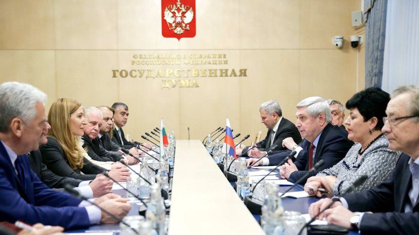 В Госдуме РФ обсудили с болгарской делегацией экономическое сотрудничество двух стран