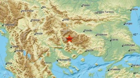 В Болгарии зарегистрировано землетрясение магнитудой 3.1