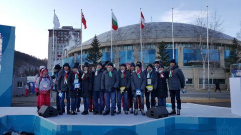 Българското знаме беше издигнато в олимпийското село в Пьонгчанг