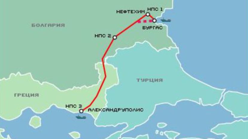 «Бургас — Александруполис» может стать маршрутом поставок нефти в обход черноморских проливов