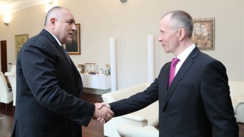 Премиерът Бойко Борисов се срещна с президента на Европейския съюз по джудо Сергей Соловейчик