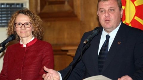 Радмила Шекеринска и Красимир Каракачанов