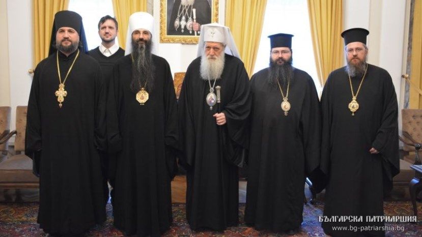 Българският патриарх Неофит прие Негово Високопреосвещенство Виницкия и Барски митрополит Варсануфий