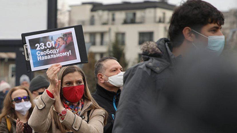«Свободу Навальному»: в Болгарии прошли протесты в поддержку оппозиционера (Bulgaria ON AIR, Болгария)