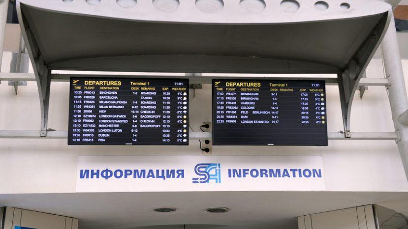 В мае пассажиропоток в аэропорту Софии вырос на 36%
