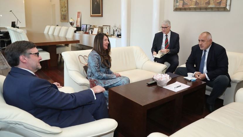 Борисов се срещна със заместник помощник държавния секретар на САЩ Матю Палмър