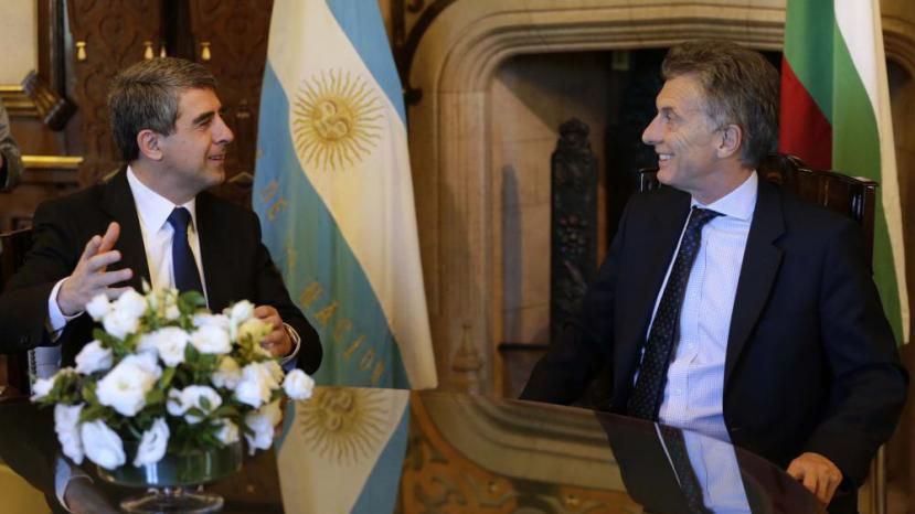 Президенты Болгарии и Аргентины наметили приоритеты сотрудничества