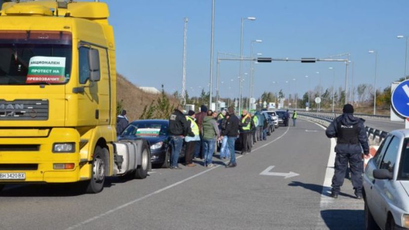 Международные перевозчики готовятся к акции протеста в Софии