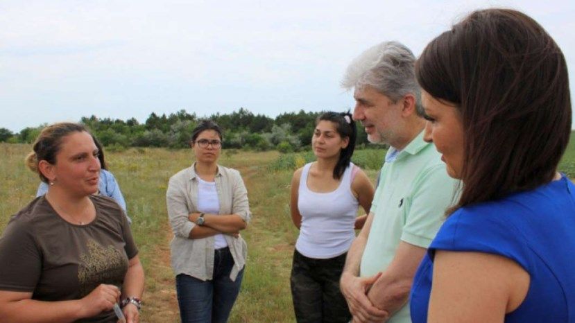 Министр Димов проверил восстановление Понто-сарматских степей на Черном море
