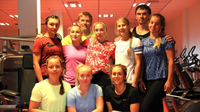 Руският национален отбор по ски алпийски дисциплини на летен лагер в „Камчия“