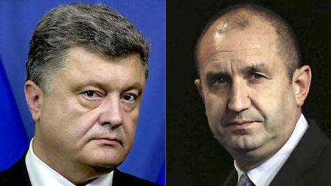 Петр Порошенко и Румен Радев