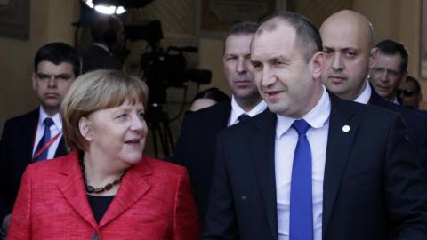 Ангела Меркель и Румен Радев
