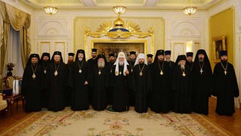 Святейший Патриарх Кирилл встретился с делегацией Болгарской Православной Церкви