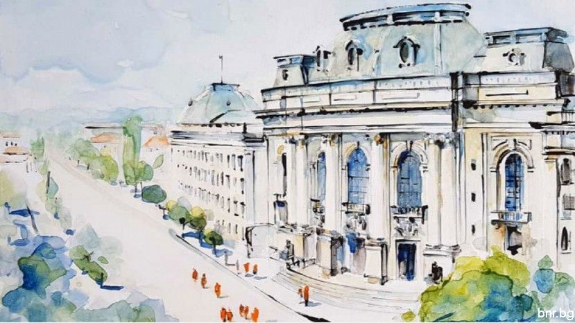 Украинская художница с помощью техники акварели показывает оригинальную красоту болгарских зданий