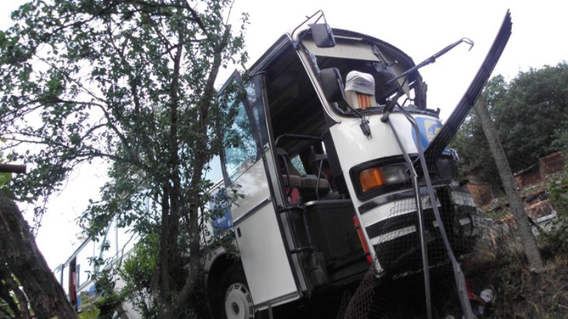 В Болгарии столкнулось два междугородних автобуса